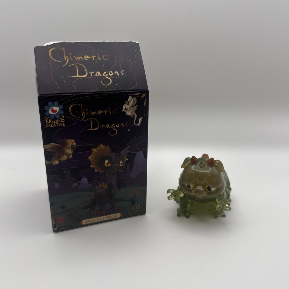 Kaleidos Creative Chimeric Dragons Blind Box Figure - Horned Langplumm Figurine